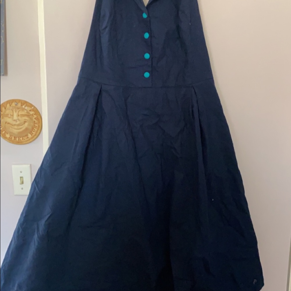 ModCloth halter swing dress